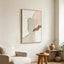 Style B 60 x 90cm Framed Canvas - Natural