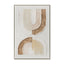 80 x 120cm Framed Canvas - Natural