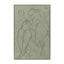 Style A 80 x 120cm Framed Canvas - Natural