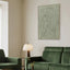 Style A 80 x 120cm Framed Canvas - Natural