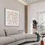 120 x 120cm Framed Canvas - Natural