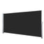 Instahut 1.4X3M Side Awning Retractable Privacy Screen Outdoor Sun Shade Black