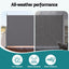 Instahut 1.8X3.5M Side Awning Retractable Privacy Screen Outdoor Sun Shade Grey
