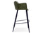 Andorra Bar Stool Vintage Green Seat - 65cm Seat Height Counter Kitchen Stool
