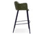 Andorra Bar Stool Vintage Green Seat - 75cm Seat Height Commercial Bar