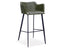 Andorra Bar Stool Vintage Green Seat - 65cm Seat Height Counter Kitchen Stool