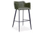 Andorra Bar Stool Vintage Green Seat - 75cm Seat Height Commercial Bar