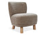 August Occasional Chair - Oak - Biscotti Fabric