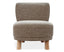 August Occasional Chair - Oak - Biscotti Fabric