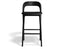 Mia Stool - Black - Upholstered