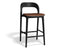 Mia Stool - Black - Upholstered