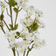 Mini Peach Blossom Spray White