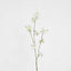 Blossom Spray White Green 84cm