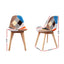 Artiss Dining Chairs Set of 2 Fabric Retro Replica DSW