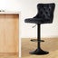 Artiss 1x Velvet Bar Stool Adjustable Height Nailhead Trim Kitchen Counter Stool