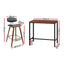 Artiss Bar Table and Stools Set Dining Desk Kitchen Chairs Cafe Pub