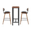 Artiss Bar Table and Stools Set Dining Desk Kitchen Chairs Cafe Pub
