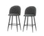 Artiss Bar Stools Kitchen Counter Barstools Sherpa Metal Chairs x2