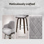 Artiss Bar Stools Set of 3 Kitchen Wooden Bar Stool Dining Chair Swivel Velvet