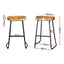 Artiss 4x Bar Stools Tractor Seat 65cm Wooden
