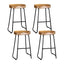 Artiss 4x Bar Stools Tractor Seat 65cm Wooden