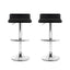 Artiss Set of 2 PU Leather Bar Stools - Black