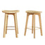 Artiss 2x Bar Stools Bamboo Rattan Stool Counter Chair Kitchen Barstools