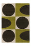 Orla Kiely Spot Square Walnut - Lichen 157907