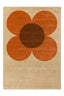 Orla Kiely Flower Placement Pumpkin - Ecru 158203