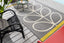 Orla Kiely Giant Linear Stem Slate Outdoor Rug 460605