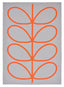 Orla Kiely Giant Linear Stem Persimmon Outdoor Rug 460703