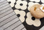 Orla Kiely Spot Flower Black Outdoor Rug 460805
