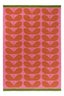 Orla Kiely Solid Stem Paprika 463601 Outdoor Rug