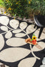 Orla Kiely Sycamore Black 464205 Outdoor Rug