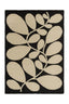 Orla Kiely Sycamore Black 464205 Outdoor Rug