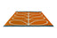 Orla Kiely Linear Stem Orange 464403 Outdoor Rug