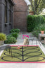 Orla Kiely Linear Stem Olive 464407 Outdoor Rug