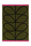 Orla Kiely Linear Stem Olive 464407 Outdoor Rug