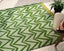 Scion Dhurrie Green 426307 Outdoor Rug