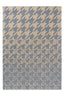 Ted Baker Houndstooth Washed Blue 455708 Outdoor Rug