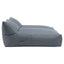 Outdoor Bean Bag Chair Cover (No Filler) 2 Seater Beanbag Lounge Sofacover Adults Splash-Proof Large Bean Bag Cover for Patio Poolside Relaxing Indoor, Grey