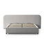 King Sized Bed Frame - Clay Grey with storage