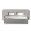 King Sized Bed Frame - Clay Grey with storage