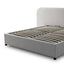 King Sized Bed Frame - Clay Grey with storage