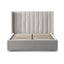 Queen Bed Frame - Wide Base in Clay Grey