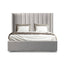 Queen Bed Frame - Wide Base in Clay Grey