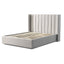 Queen Bed Frame - Wide Base in Clay Grey