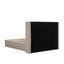 King Wide Base Bed Frame - Pale Beige