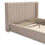 King Wide Base Bed Frame - Pale Beige