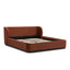 King Bed Frame - Umber Orange